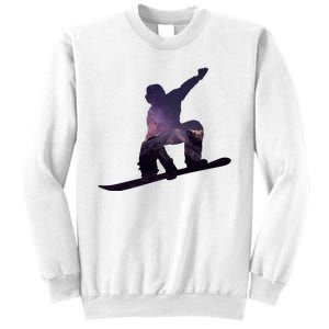 Galaxy Space Ski Boarding Sweatshirt