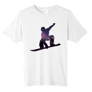 Galaxy Space Ski Boarding Tall Fusion ChromaSoft Performance T-Shirt