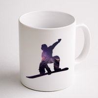 Galaxy Space Ski Boarding Mug