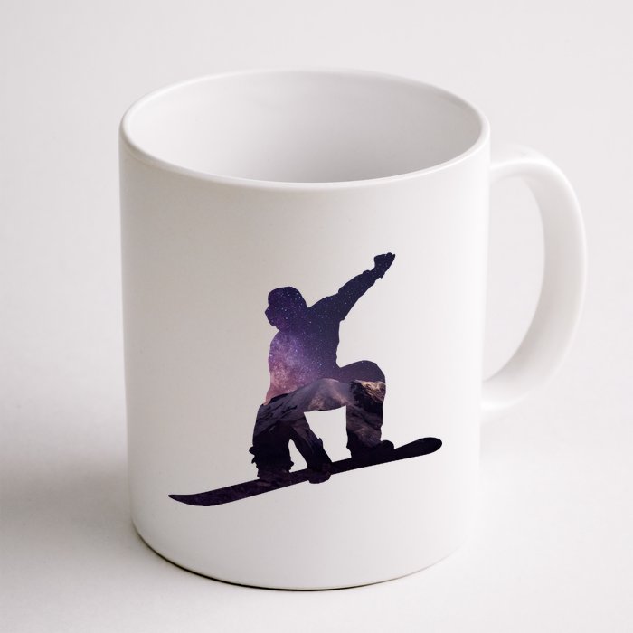 Galaxy Space Ski Boarding Mug