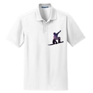 Galaxy Space Ski Boarding Dry Zone Grid Polo