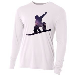 Galaxy Space Ski Boarding Cooling Performance Long Sleeve Crew