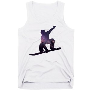 Galaxy Space Ski Boarding Tank Top