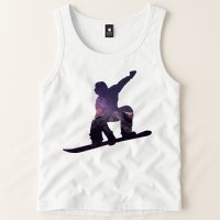 Galaxy Space Ski Boarding Tank Top