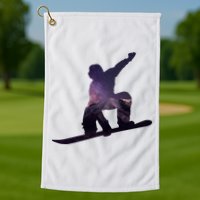 Galaxy Space Ski Boarding Golf Towel
