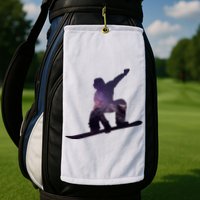 Galaxy Space Ski Boarding Golf Towel