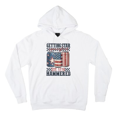 Getting Star Spangled Hammered Independence Day Hoodie