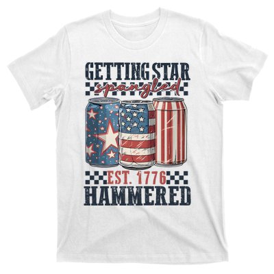 Getting Star Spangled Hammered Independence Day T-Shirt