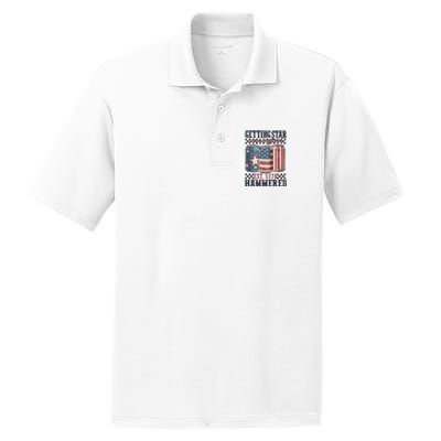 Getting Star Spangled Hammered Independence Day PosiCharge RacerMesh Polo