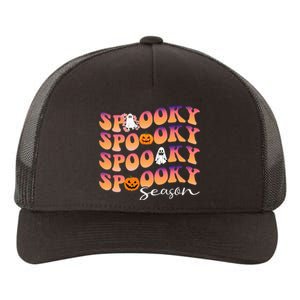 Groovy Spooky Season Cute Pumpkin Halloween Yupoong Adult 5-Panel Trucker Hat