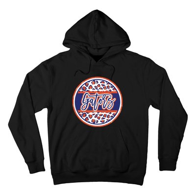 Gators School Sports Fan Team Spirit Mascot Heart Hoodie