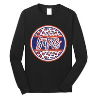 Gators School Sports Fan Team Spirit Mascot Heart Long Sleeve Shirt