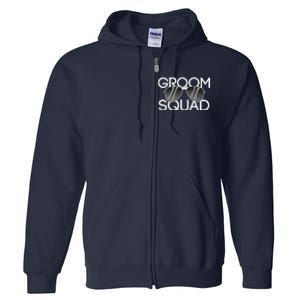 Groom Squad Sunglasses Wedding Bachelor Party Full Zip Hoodie