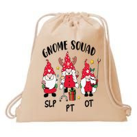 Gnome Squad SLP OT PT Christmas Team Occupational Therapist Drawstring Bag