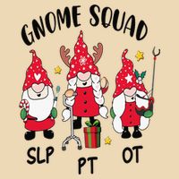 Gnome Squad SLP OT PT Christmas Team Occupational Therapist Drawstring Bag