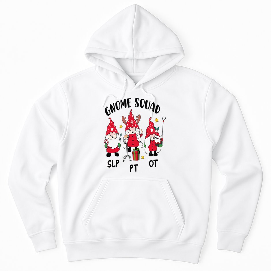 Gnome Squad SLP OT PT Christmas Team Occupational Therapist Hoodie