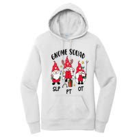 Gnome Squad SLP OT PT Christmas Team Occupational Therapist Women's Pullover Hoodie