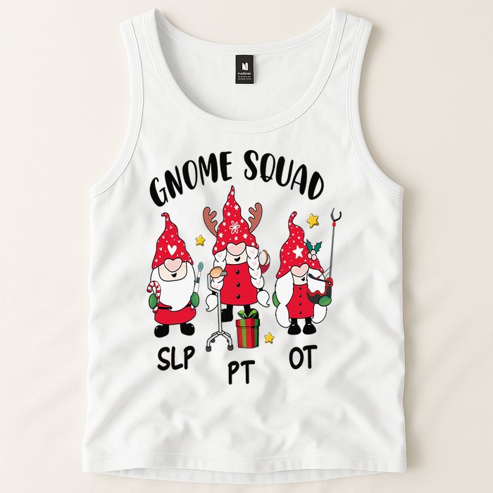 Gnome Squad SLP OT PT Christmas Team Occupational Therapist Tank Top
