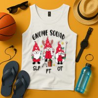 Gnome Squad SLP OT PT Christmas Team Occupational Therapist Tank Top