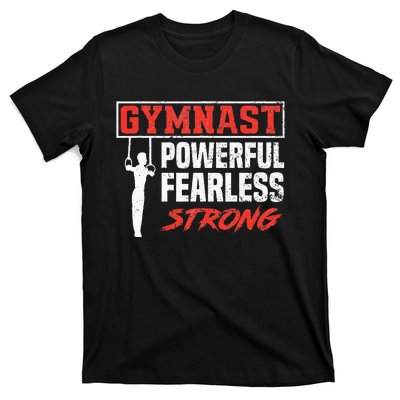 Gymnastics Sports Strong Funny Gymnast T-Shirt