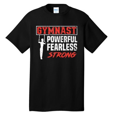 Gymnastics Sports Strong Funny Gymnast Tall T-Shirt