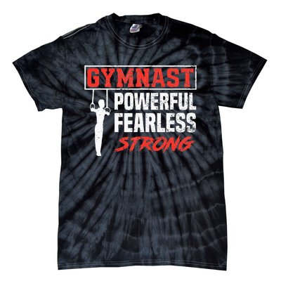 Gymnastics Sports Strong Funny Gymnast Tie-Dye T-Shirt