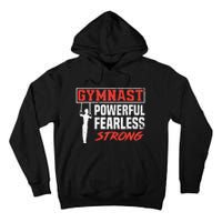 Gymnastics Sports Strong Funny Gymnast Tall Hoodie