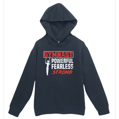 Gymnastics Sports Strong Funny Gymnast Urban Pullover Hoodie