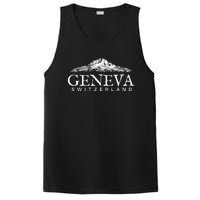 Geneva Switzerland  Swiss Alps Mountain PosiCharge Competitor Tank