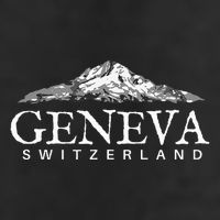 Geneva Switzerland  Swiss Alps Mountain Golf Towel