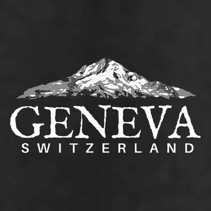 Geneva Switzerland  Swiss Alps Mountain Golf Towel