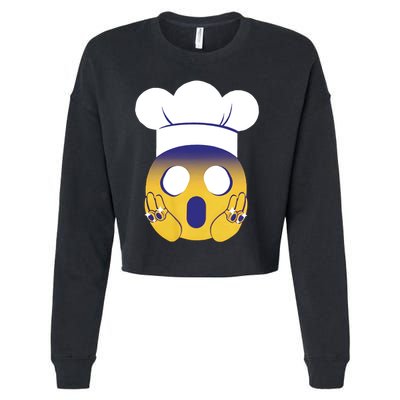 Golden State Scream Cropped Pullover Crew