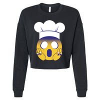 Golden State Scream Cropped Pullover Crew