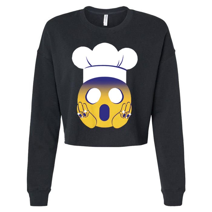 Golden State Scream Cropped Pullover Crew