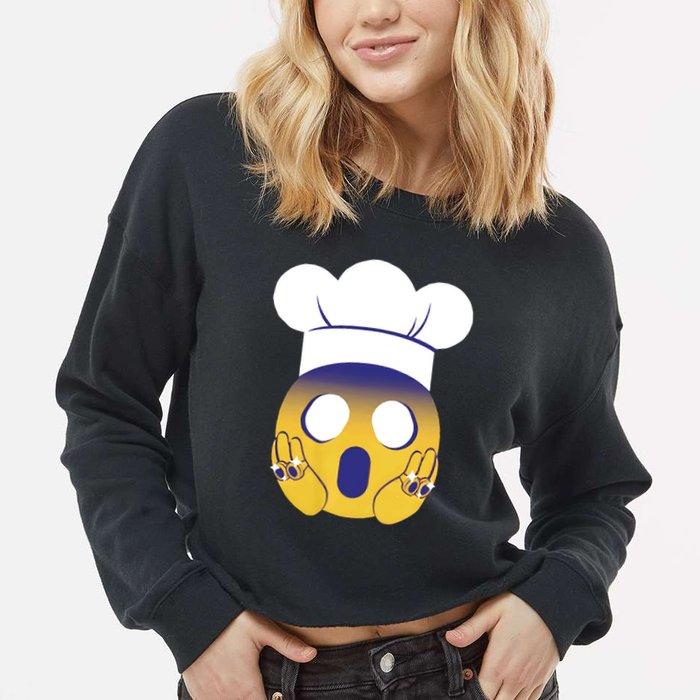 Golden State Scream Cropped Pullover Crew