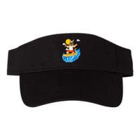 German Shepherd Surfing Visor