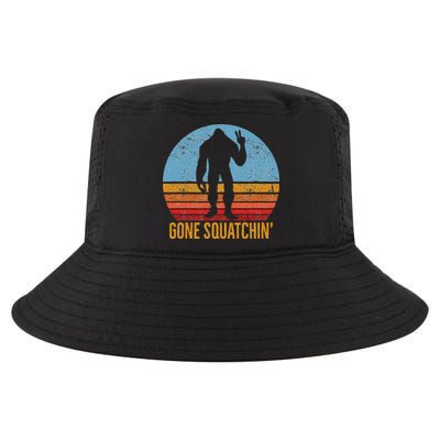  Gone Squatchin Sasquatch Peace Cool Comfort Performance Bucket Hat