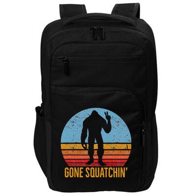  Gone Squatchin Sasquatch Peace Impact Tech Backpack