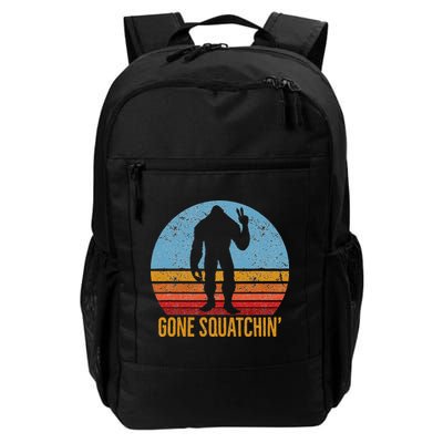  Gone Squatchin Sasquatch Peace Daily Commute Backpack