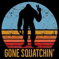  Gone Squatchin Sasquatch Peace Youth Performance Sprint T-Shirt
