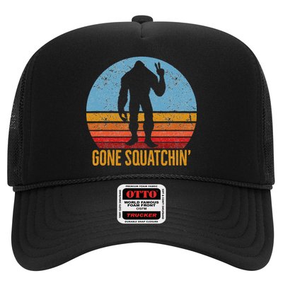  Gone Squatchin Sasquatch Peace Hat