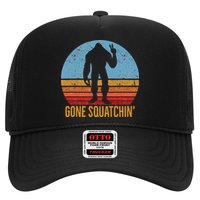  Gone Squatchin Sasquatch Peace Hat