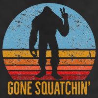  Gone Squatchin Sasquatch Peace Hat