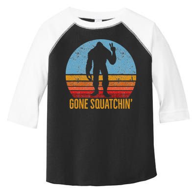  Gone Squatchin Sasquatch Peace Toddler Fine Jersey T-Shirt