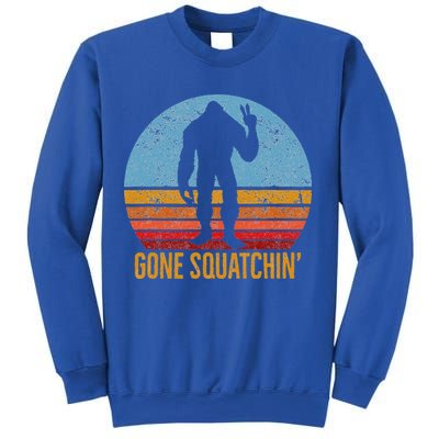  Gone Squatchin Sasquatch Peace Sweatshirt
