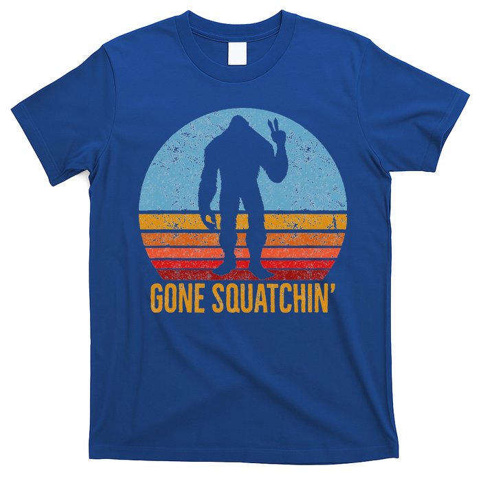  Gone Squatchin Sasquatch Peace T-Shirt