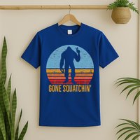 Gone Squatchin Sasquatch Peace T-Shirt
