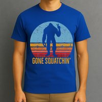  Gone Squatchin Sasquatch Peace T-Shirt