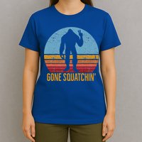  Gone Squatchin Sasquatch Peace T-Shirt