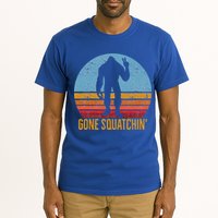  Gone Squatchin Sasquatch Peace Tall T-Shirt